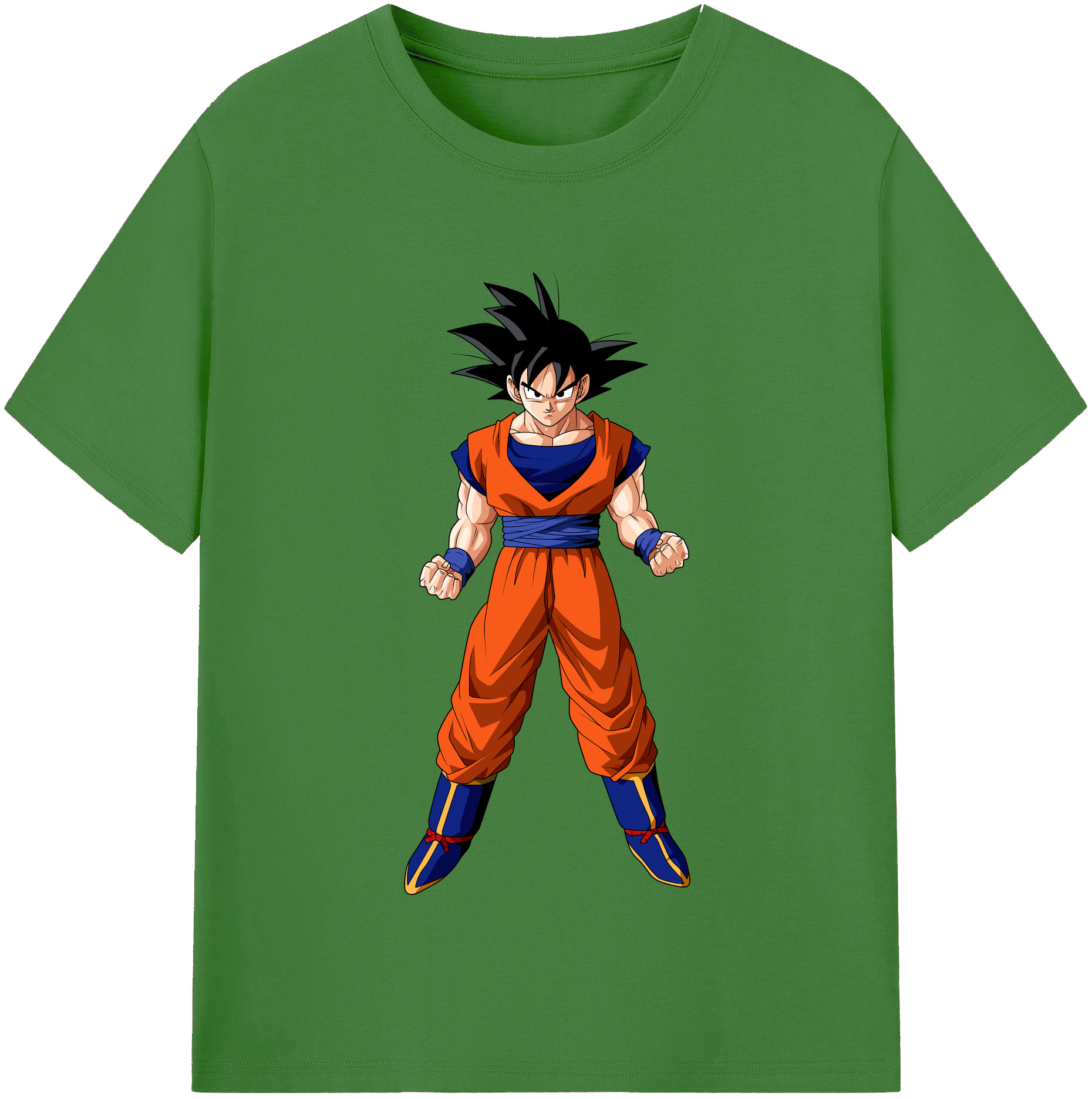 （画像用） ドラゴンボール 孫悟空（そん ごくう）Son Goku カカロット DRAGON BALL Kakarotto レディースカジュアルプリントTシャツ（綿100％）